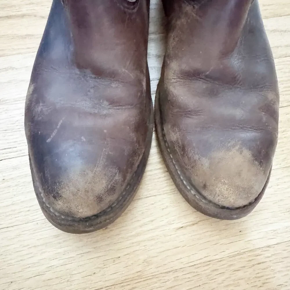Red Wing Pecos 1105 Mens Size 11.5 D‎ Pull-On Work Boot USA Made Reddish Brown
